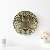 Grande Horloge Ronde Fierce Leopard (Maison)