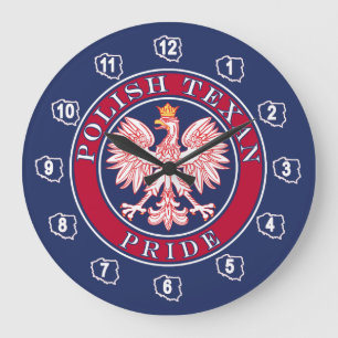 Grande Horloge Ronde Fierté texane polonaise