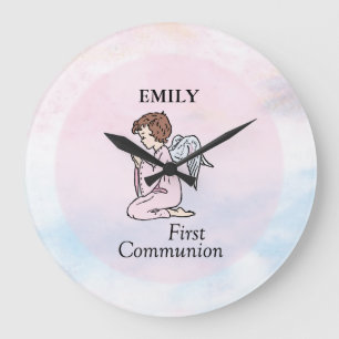Grande Horloge Ronde Fille, Ange de première communion