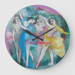 Grande Horloge Ronde Fille Ballerina Dancers Thunder_Cove