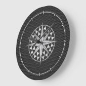 Grande Horloge Ronde Film sur la fiber carbon (Angle)