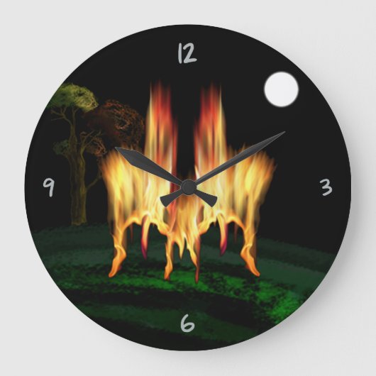 Grande Horloge Ronde Fire Fly Large Clock (Recto)