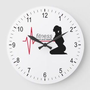 Grande Horloge Ronde Fitness girl
