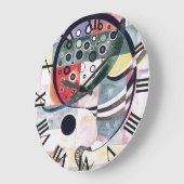 Grande Horloge Ronde Fixe - Kandinsky (Angle)