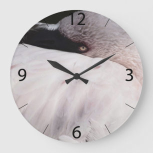 Grande Horloge Ronde Flamant