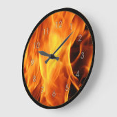 Grande Horloge Ronde Flames (Angle)