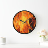 Grande Horloge Ronde Flames (Maison)