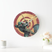 Grande Horloge Ronde Flèche | Flèche verte Du Toit (Maison)