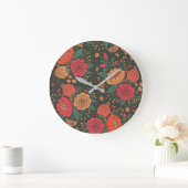 Grande Horloge Ronde fleur (Maison)