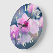 Grande Horloge Ronde Fleur (Angle)
