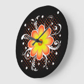 Grande Horloge Ronde Fleur (Angle)