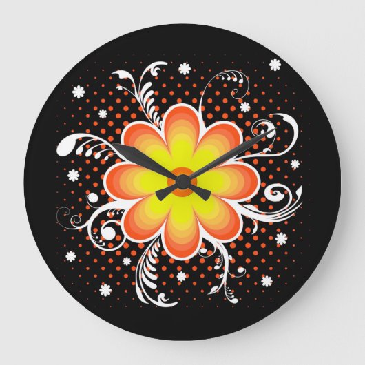 Grande Horloge Ronde Fleur (Recto)