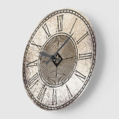 Grande Horloge Ronde Fleur de lis (Angle)