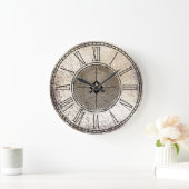 Grande Horloge Ronde Fleur de lis (Maison)