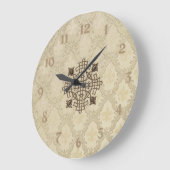 Grande Horloge Ronde Fleur De Lis (Angle)