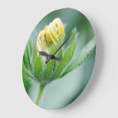 Grande Horloge Ronde Fleur D'Ouverture De La Fleur De Cône (Angle)
