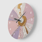 Grande Horloge Ronde Fleur éthérique (Angle)