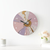 Grande Horloge Ronde Fleur éthérique (Maison)