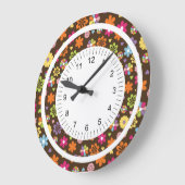 Grande Horloge Ronde Fleur mood (Angle)