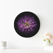 Grande Horloge Ronde Fleurs 20 (Maison)