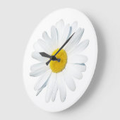 Grande Horloge Ronde Fleurs | Taille unique (Angle)