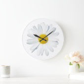 Grande Horloge Ronde Fleurs | Taille unique (Maison)