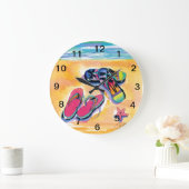 Grande Horloge Ronde Flip-Flop-horloge (Maison)