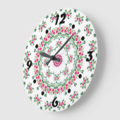 Grande Horloge Ronde Floral ornament (Angle)