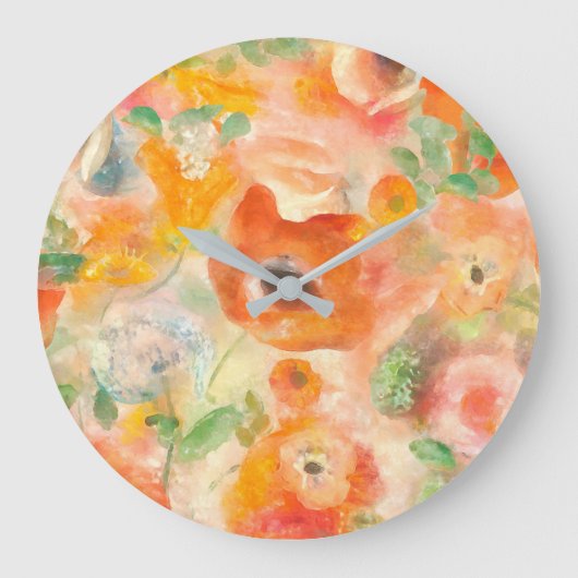 Grande Horloge Ronde Flowers (Recto)