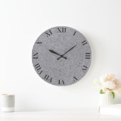 Grande Horloge Ronde Fond du schiste (Maison)