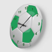Grande Horloge Ronde Football Ball | (Angle)
