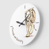 Grande Horloge Ronde Force et Courage (Angle)