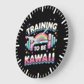 Grande Horloge Ronde Formation pour être Kawaii - Plutôt amusant entraî (Angle)