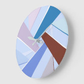 Grande Horloge Ronde Forme géométrique Abstraite 3 (Angle)