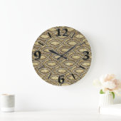 GRANDE HORLOGE RONDE FOSSILIZED JESUS FISH (Maison)
