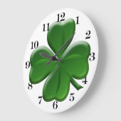Grande Horloge Ronde Four Leaf Clover (Angle)