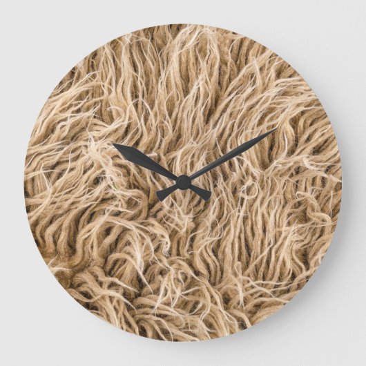 Grande Horloge Ronde Fourrure animale (Recto)