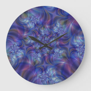 Grande Horloge Ronde Fractal Essence Wall Clock