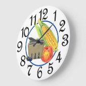 Grande Horloge Ronde Fraîcheur (Angle)