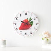 Grande Horloge Ronde Fraise (Maison)
