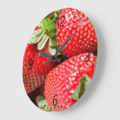 Grande Horloge Ronde Fraises (Angle)