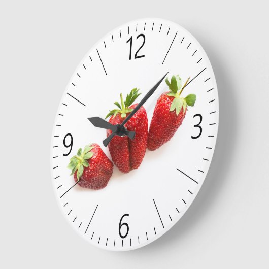 Grande Horloge Ronde Fraises (Angle)