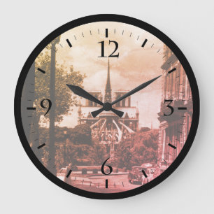 Grande Horloge Ronde France vintage Paris notre dame île saint louis