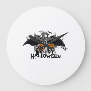 Grande Horloge Ronde Frankenstein Halloween
