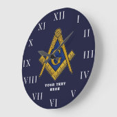 Grande Horloge Ronde Freemason Masonic Lodge Masonry (Angle)