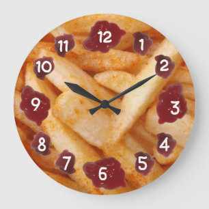 Grande Horloge Ronde French Fries and Ketchup