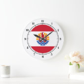 Grande Horloge Ronde French Polynesian flag clocks (Maison)