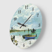 Grande Horloge Ronde French Seaside Wall Clock (Angle)