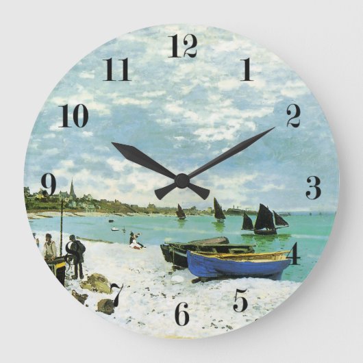 Grande Horloge Ronde French Seaside Wall Clock (Recto)