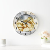 Grande Horloge Ronde Fresh Potato (Maison)